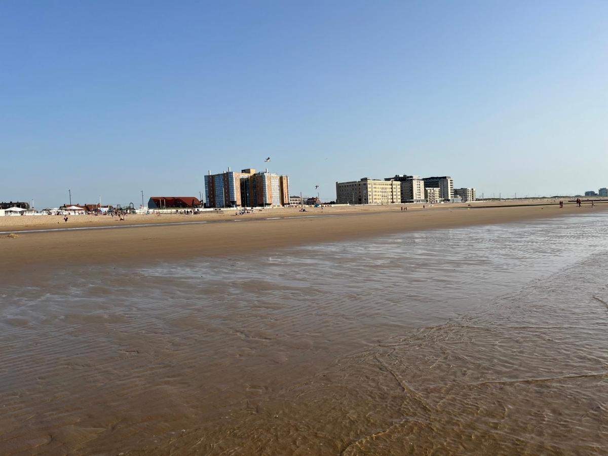 Frontaal Zeezicht In Appartement De Strandjutter Oostende Dış mekan fotoğraf