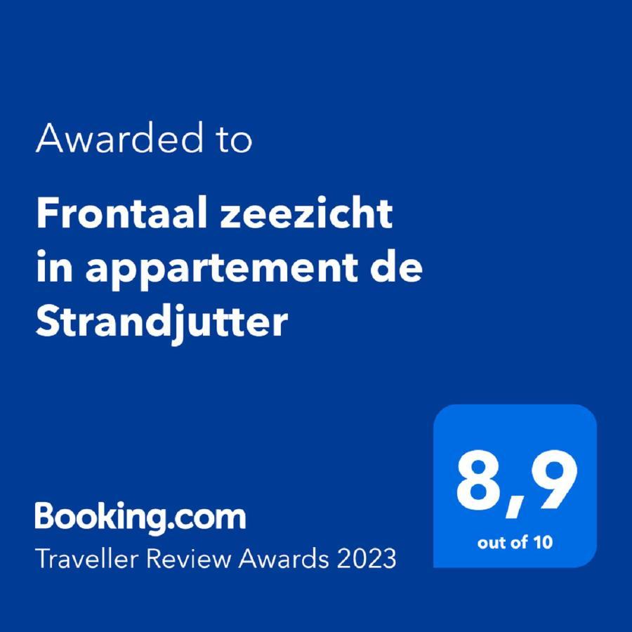 Frontaal Zeezicht In Appartement De Strandjutter Oostende Dış mekan fotoğraf